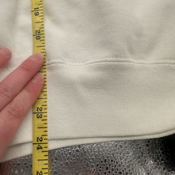 VINTAGE Embroidered San Fran Golden Gate Bridge Rainbow Sweatshirt 90s LG - Picture 10 of 13